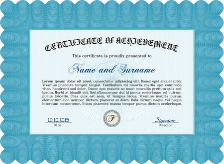 Certificate. Customizable, Easy to edit and change colors.With background. Excellent design. 