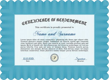 Certificate. Customizable, Easy to edit and change colors.With background. Excellent design.