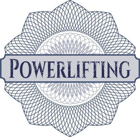 Powerlifting linear rosette