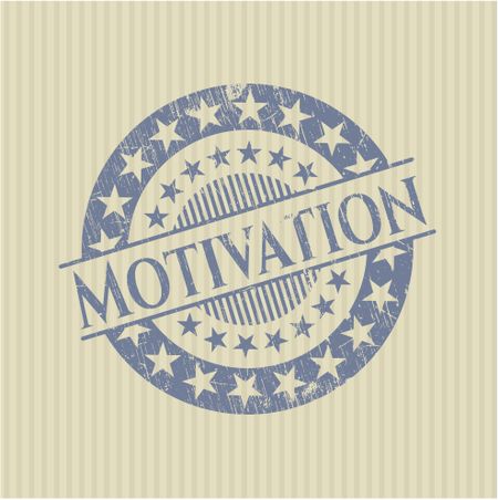 Motivation grunge seal