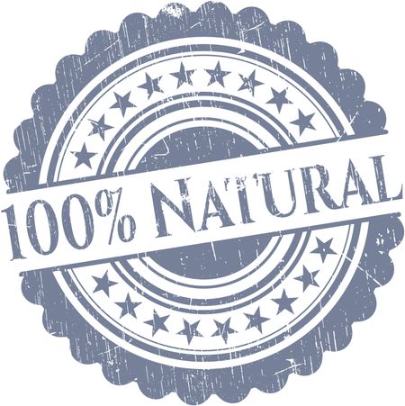 100% Natural grunge seal