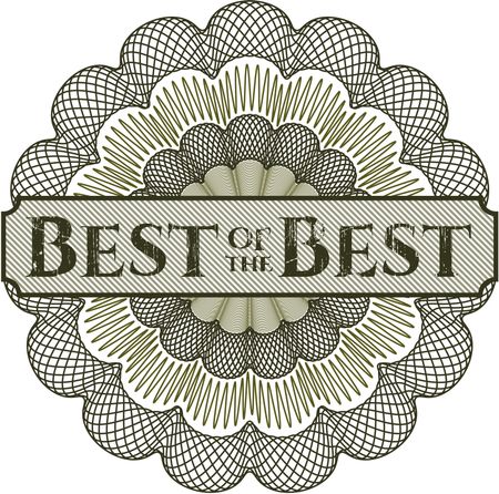 Best of the Best abstract rosette