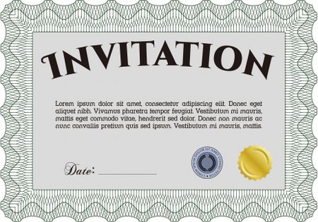 Formal invitation template. Customizable, Easy to edit and change colors.Sophisticated design. With quality background. 