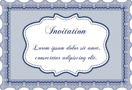Invitation. Border, frame.With complex background. Sophisticated design. 