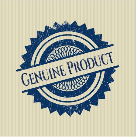Genuine Product rubber stamp