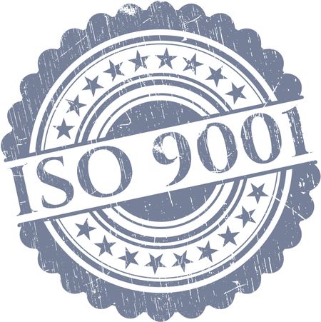 ISO 9001 rubber stamp
