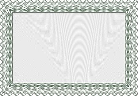 Certificate. Vector pattern that is used in currency and diplomas.With great quality guilloche pattern. Modern design.