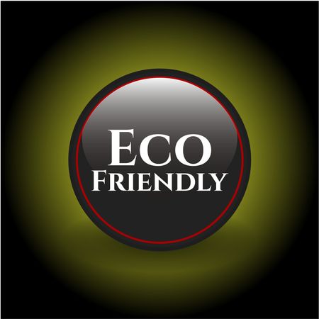 Eco Friendly black shiny emblem
