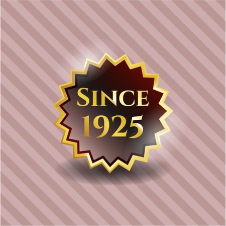 Since 1925 gold badge