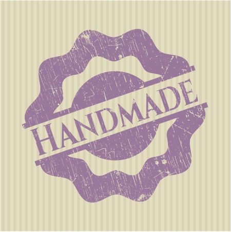 Handmade rubber stamp