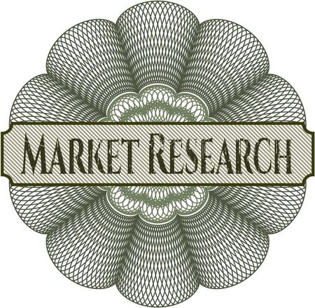 Market Research abstract rosette