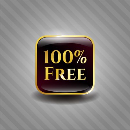 100% Free gold badge