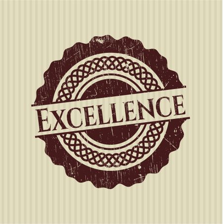 Excellence grunge seal