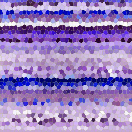 Mosaic abstract of contiguous polygons, many blue and others slightly desaturated violet, with effect of stained glass, for decoration and background