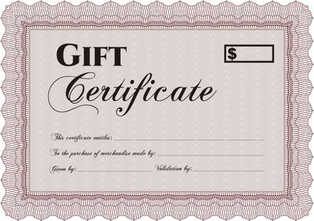 Certificate of achievement template. Retro design. Detailed.With complex background. 