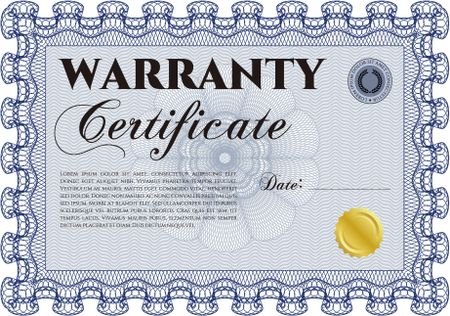 Certificate template. Retro design. Customizable, Easy to edit and change colors.With great quality guilloche pattern. 