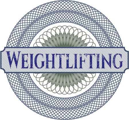 Weightlifting linear rosette