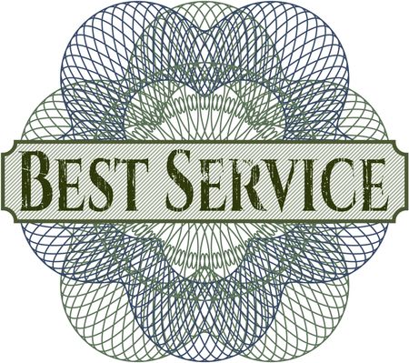 Best Service abstract rosette