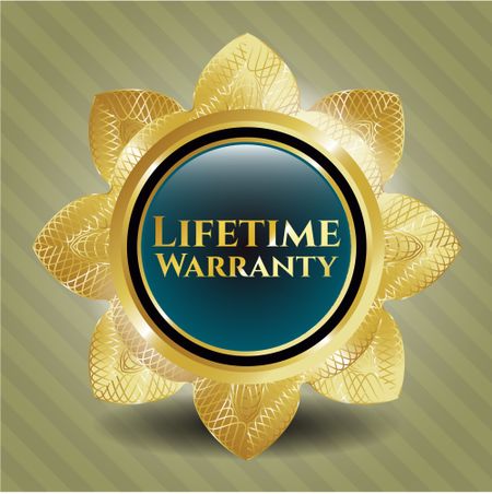 Life Time Warranty gold badge