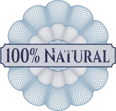 100% Natural rosette