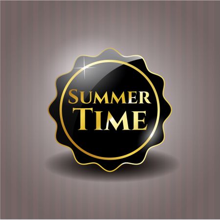 Summer Time dark badge