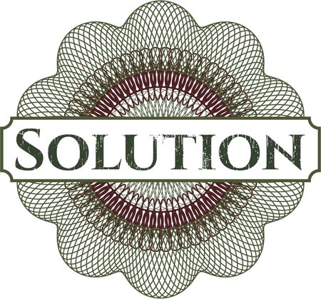 Solution rosette