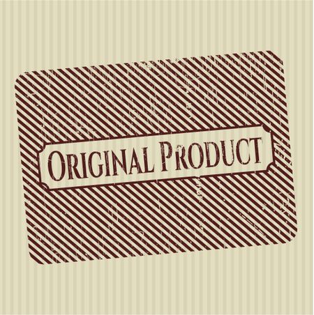 Original Product rubber grunge stamp
