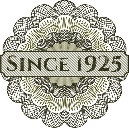 Since 1925 rosette