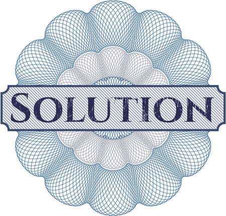 Solution rosette