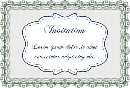 Invitation template. Customizable, Easy to edit and change colors.Complex background. Lovely design. 