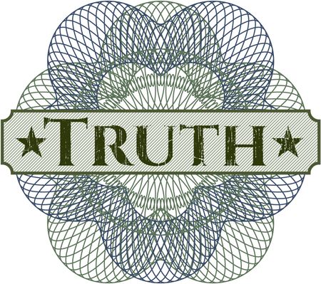 Truth abstract rosette