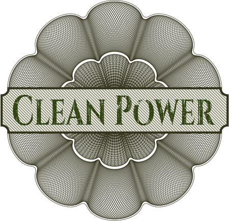 Clean Power linear rosette