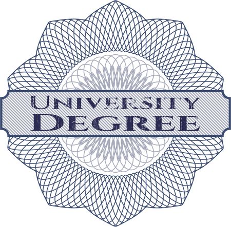 University Degree rosette