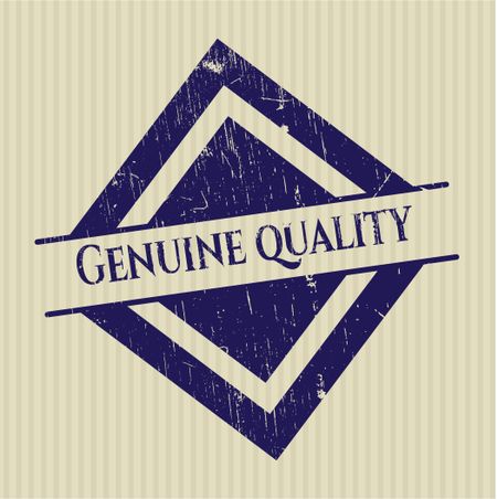 Genuine Quality grunge seal