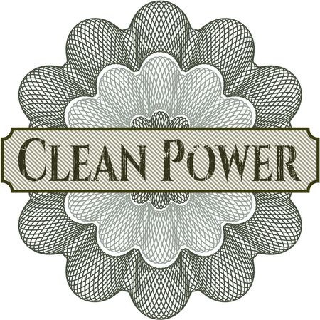 Clean Power rosette