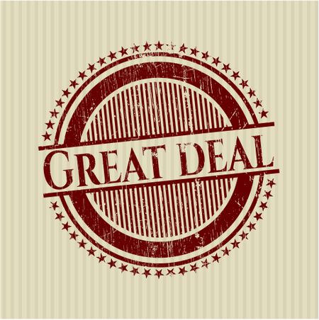 Great Deal rubber stamp
