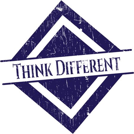 Think Different rubber stamp