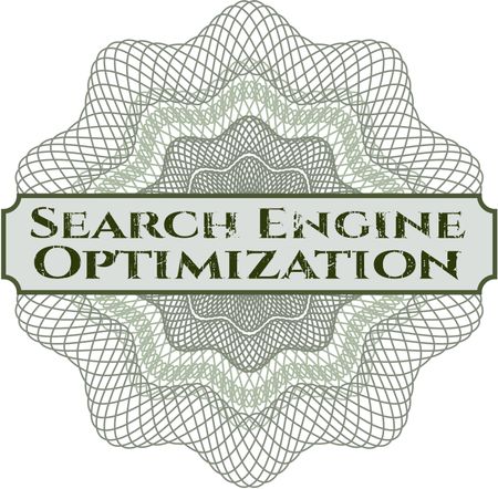 Search Engine Optimization abstract rosette