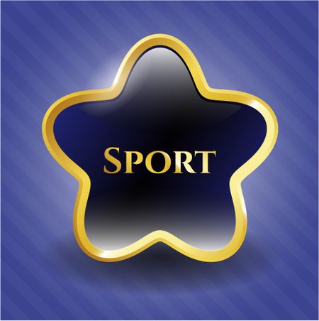 Sport shiny badge