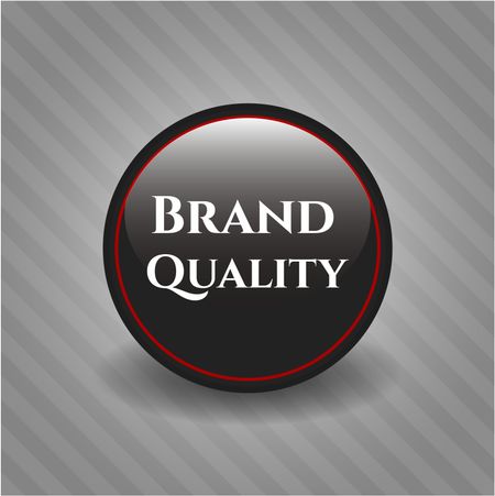 Brand Quality dark badge