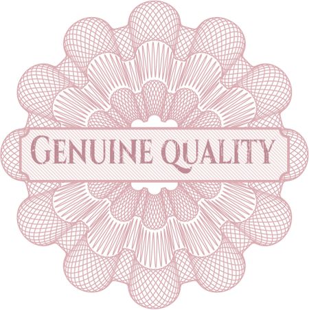 Genuine Quality rosette