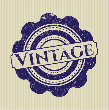 Vintage rubber grunge seal