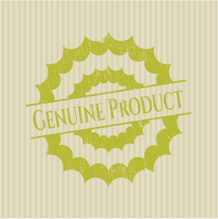 Genuine Product rubber stamp