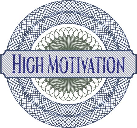 High Motivation abstract rosette