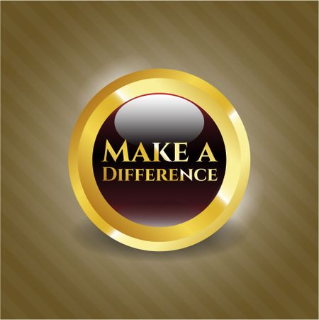 Make a Difference shiny badge