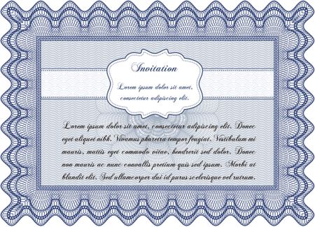 Retro invitation. Detailed.Cordial design. Easy to print. 