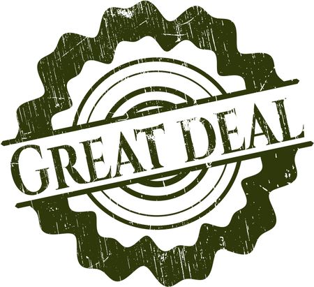 Great Deal rubber stamp