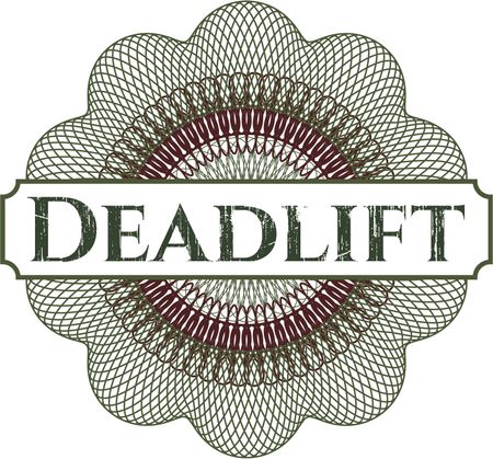Deadlift abstract rosette