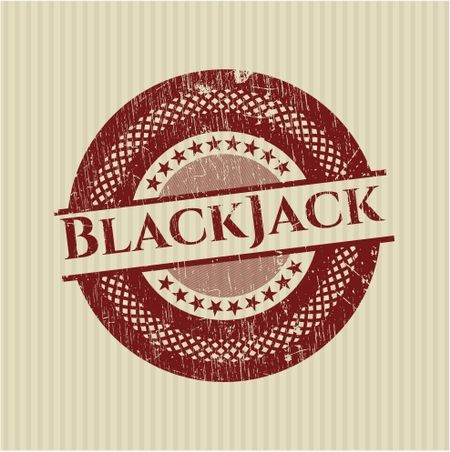 BlackJack rubber stamp