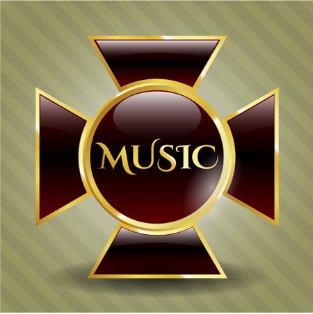 Music shiny emblem